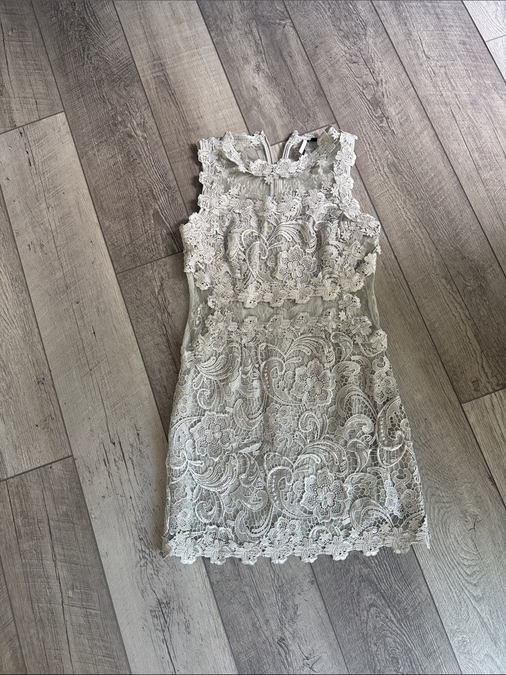 Light gray/silver Top Shop dress size 6